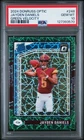 2024 PANINI DONRUSS OPTIC GREEN VELOCITY #248 JAYDEN DANIELS ROOKIE RC PSA 10
