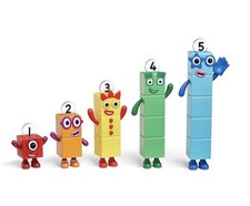 Number Blocks Hand 2 Mind Friends One To Five Figures - Solid Colors For Babies