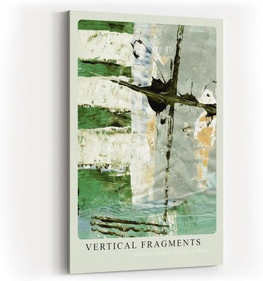 Sinus Art Paul Sinus Kunstdruck Vertical Fragments mit abstraktem Farbspiel in