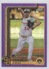 2025 Chrome Logofractor Edition Purple Refractor /250 Mike King Michael #35 13ql