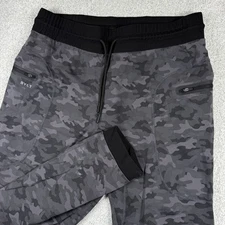 Bylt Joggers Mens Gray Camouflage Elite Stretch Pockets Casual Workout 2XL