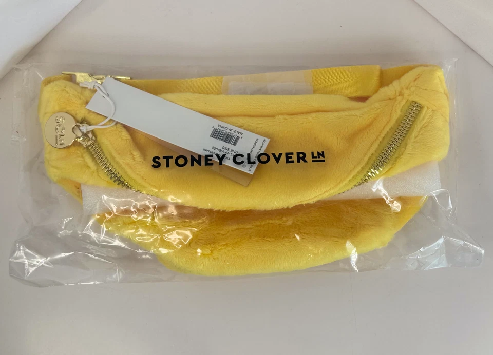 Riñonera clásica Stoney Clover Lane PREP RALLY limón PIEL AMARILLA difusa RARA Foto 3 de 4