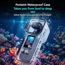 For Pocket 4 A648 Transparent Waterproof Case