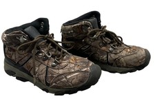 ozark trails Youth Camouflage Hiking Boots 3 Fabric Rubber Sole Outdoor READ