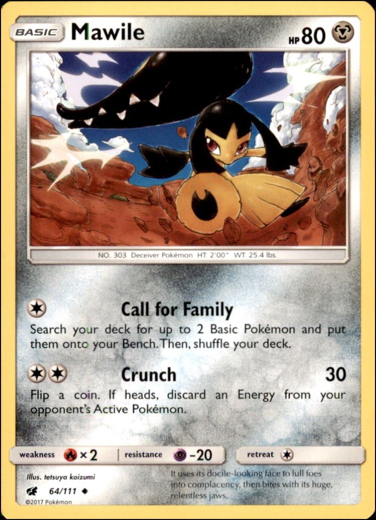 Pokemon - Mawile #64/111 - SM - Crimson Invasion Uncommon