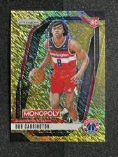 2024-25 Panini Prizm Monopoly #87 Bub Carrington Gold Millionaire Prizms #/500