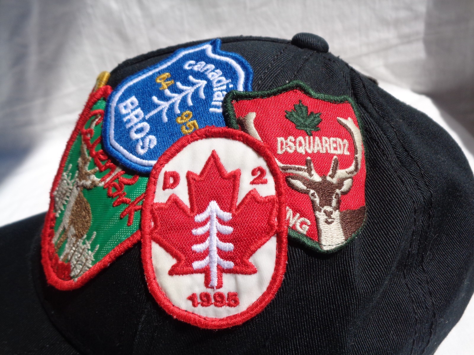 DSQUARED2 Multi Patch Logo Embroidered Iconic Bas… - image 6