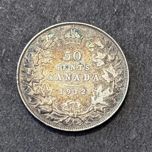 Photo of a 1912 Canada 50 Cents from an eBay sale
