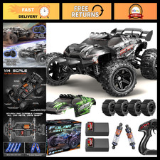 1:14 Scale 4WD Off-Road RC Car - All Terrain Remote Control Vehicle for Kids A