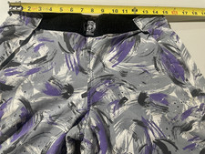 Severe Vintage Parachute Pants Purple Gray Adjustable