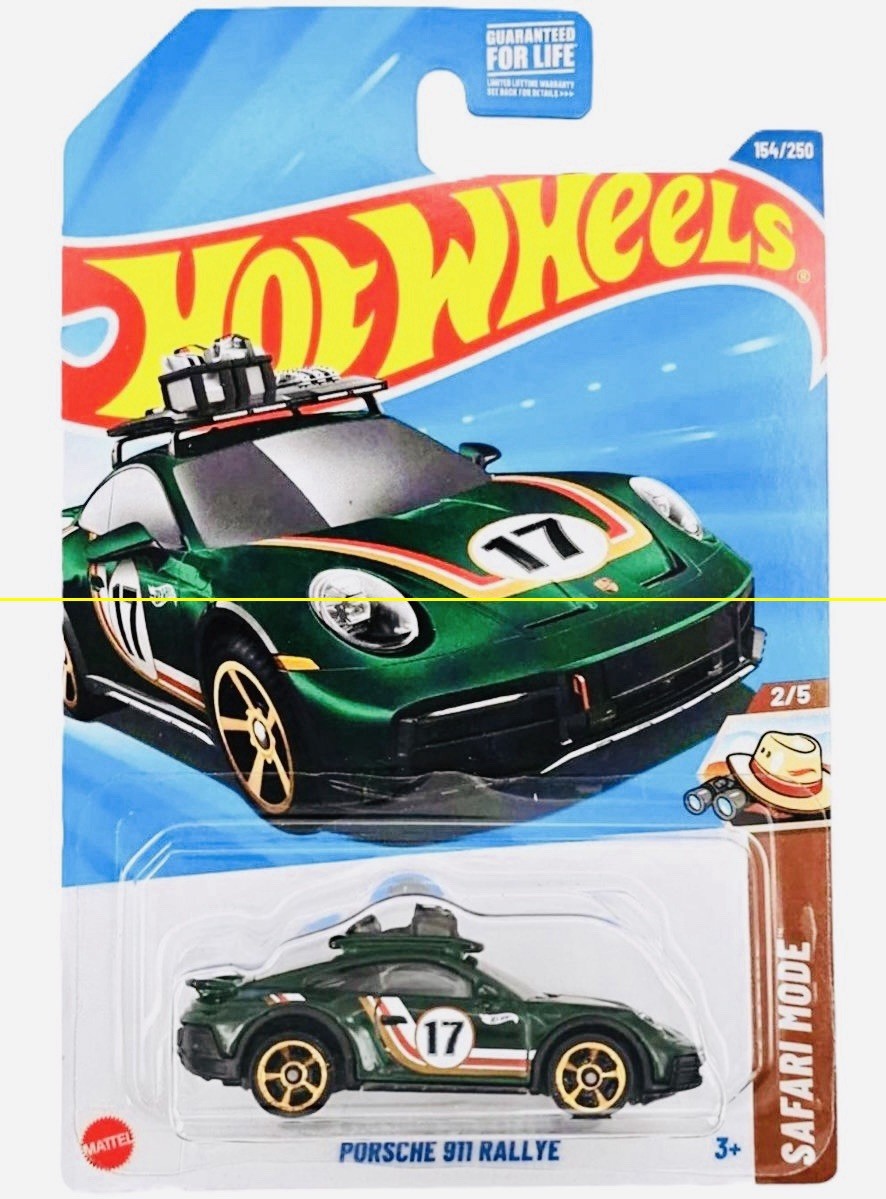 🔥Hot Wheels 2025 HW Safari Mode 2/5 Green Porsche 911 Rallye