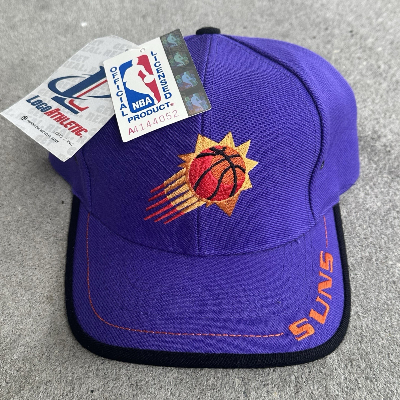 Vintage Phoenix Suns Strapback Hat Cap Logo Athletic 90s Deadstock nwt nba snap