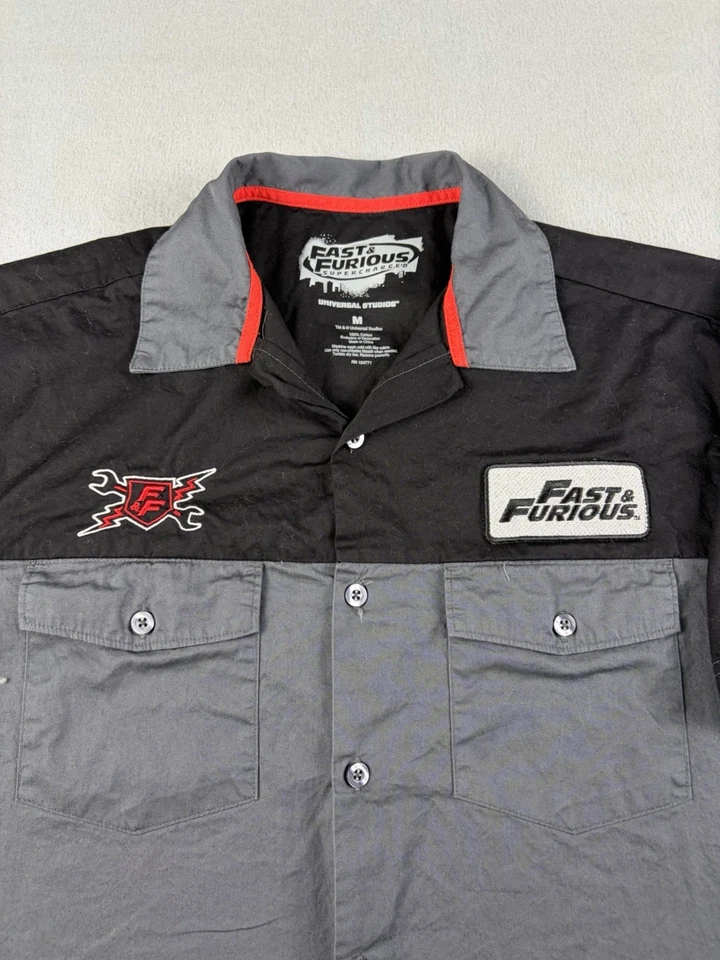 Camisa Fast & Furious Universal Studios Talla Mediana Gris Toretto's Street Racing Foto 2 de 4