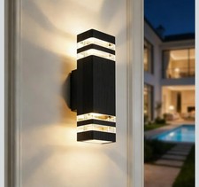 Outdoor Wall Lights,Up and Down Outside Lights Mains Powered IP54 Waterproof