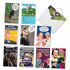 - 10 Funny Birthday Cards Box Set for Men and Women, A Very Funny Birthday