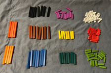EDUCATIONAL HAND 2 MIND CUISENAIRE RODS MATH MANIPULATIVES- S10299-157 PCS-EUC 