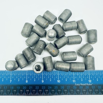 25-Pack 5/8-18 X.75 Breaker Terminal Screw Aluminum Set Oval Flat Point 5/16-Hex