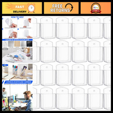 24 Pcs Remote Control Holder Wall Mount - Self Adhesive TV Organizer Storage S
