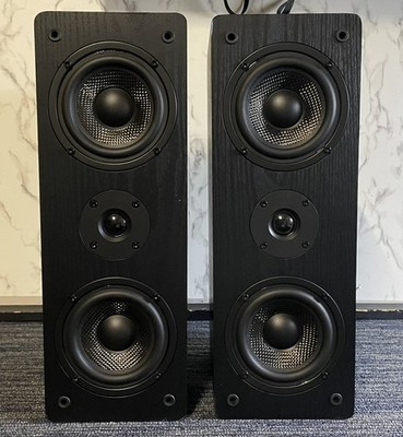 Micca Model MB-42C 4” MTM Bookshelf Speaker Pair - Excellent Sound