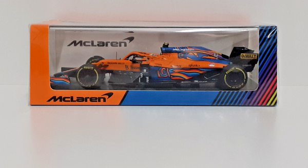 Modellauto MaßStab 1:43 Spark F1 Mclaren MCL35M Lando Norris Abu Dhabi Gp 2021-image