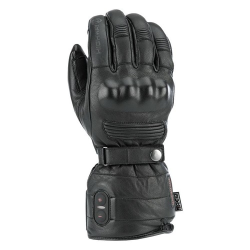 Highway 21 Radiant 7V Heated Leather Motorcycle Gloves - Black, Small - PRISTINE