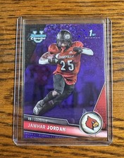 Jawhar Jordan /399 Purple Mini Diamond 2023 Bowman U Chrome #48 NFL Draft Rookie