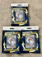 Pokémon Power Packs 40 Cards Per Pack X3 Guaranteed 1 Holo Rare Per Pack
