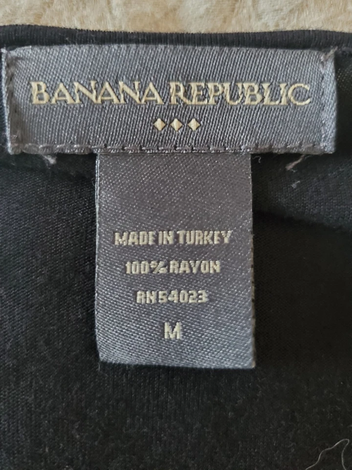 Vestido preto feminino Banana Republic (M) - Imagem 4 de 4