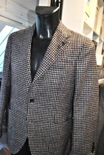 LARDINI TAILORING WOOL + ALPACA JACKET SIZE L-50 1120.00 POSTER. LAR-011X