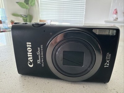 Canon PowerShot ELPH 340 HS/ IXUS 265 Digital Camera 16.0 MP 12X Zoom - READ