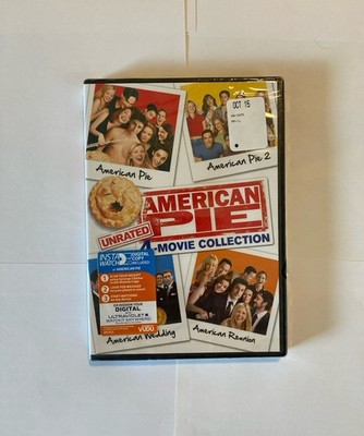 American Pie 4-Movie Collection (DVD Unrated) New Sealed 1, 2, Wedding, Reunion
