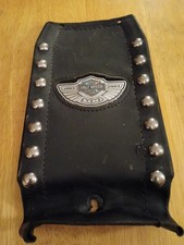 Harley Davidson 100th Anniversary Leather Tank Panel W/ Studs