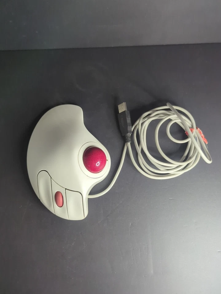 Logitech TrackMan Marble Wheel USB Mouse T-BB13 (804335-0000) Tested & Working! - Image 4 of 4