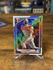 2024 Bowman Chrome Royce Lewis Mega Box Mojo Refractor #63 Minnesota Twins