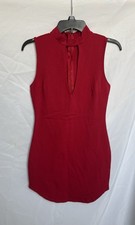 Womens Red Bodycon Dress Size Medium