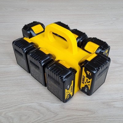 DeWalt XR 18V Akkuträger für 8 Akkus   Akku Caddy Halterung Aufbewahrung