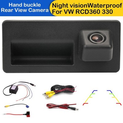 Für VW RCD330 RCD360 RCD440 CVBS Car Camera Trunk Handle Griff Rückfahrkamera