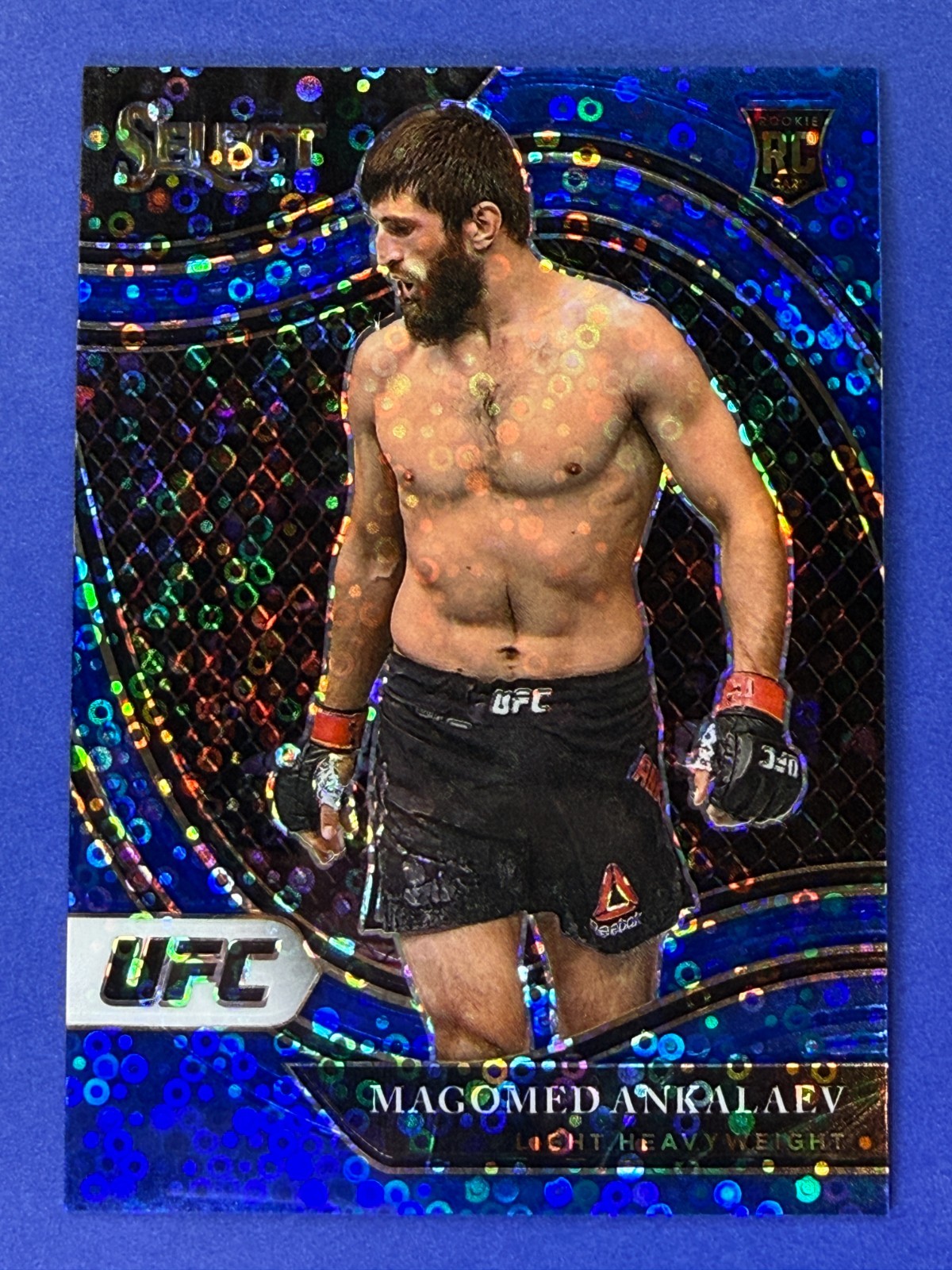 MAGOMED ANKALAEV 2021 Panini Select UFC 81/99 BLUE DISCO #286 Rookie