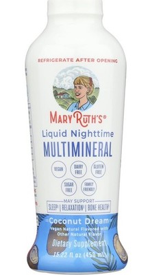 MARY RUTH'S Liquid Nighttime Multimineral Coconut Dream 15.22 Fl Oz