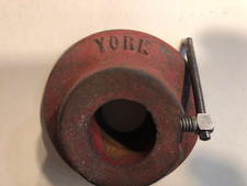 vintage York barbell collar for 1” dia. bar 3-3/4” outside diameter 1-3/4” deep