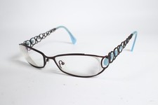 Yous Eyeglasses Mod. 745 Womens Brown Full Rim Metal Eyewear Glasses Frames