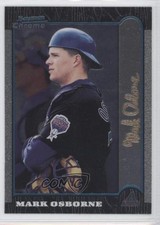 1999 Bowman Chrome Gold Foil Signature Mark Osborne #135 0b5