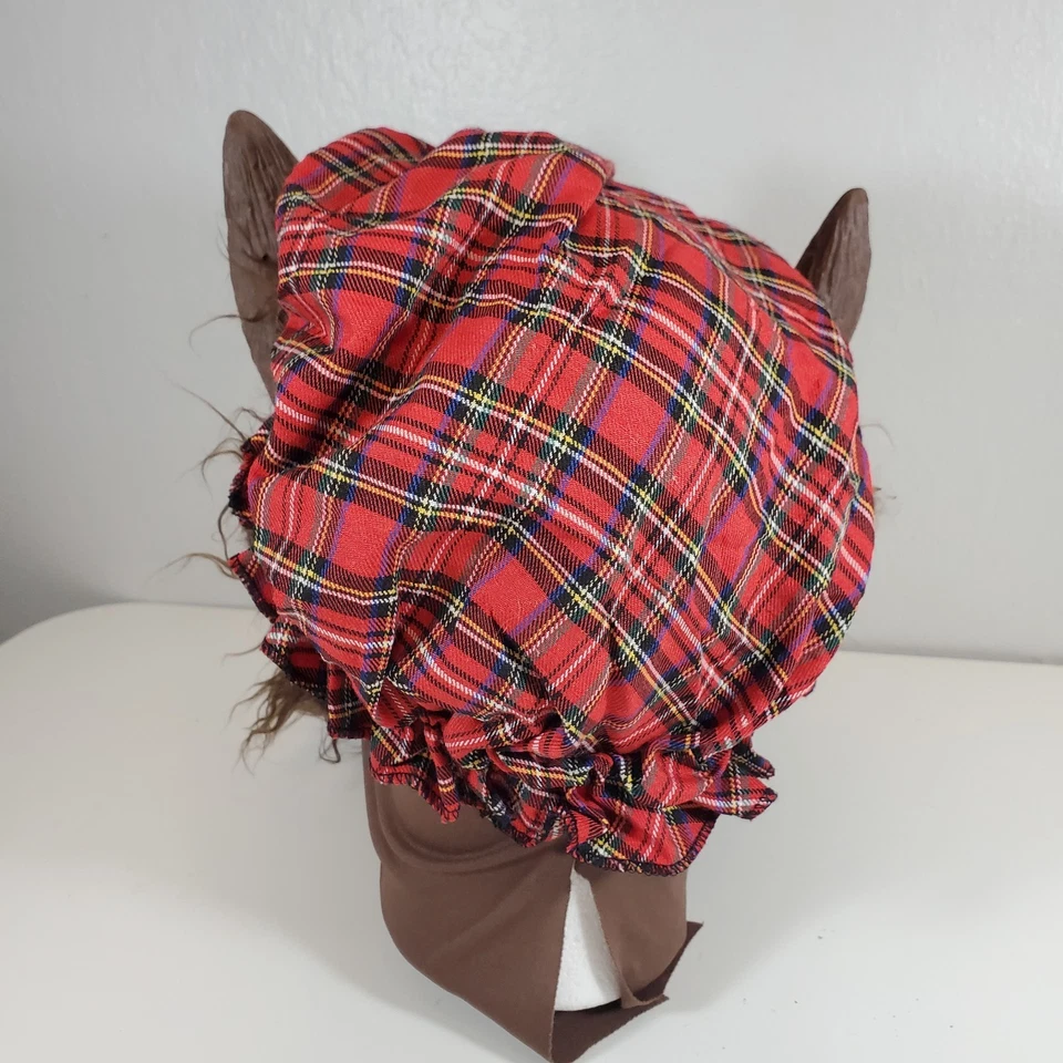 Fantasia de Halloween Big Bad Wolf Grandma máscara látex borracha chapeuzinho vermelho - Imagem 3 de 4