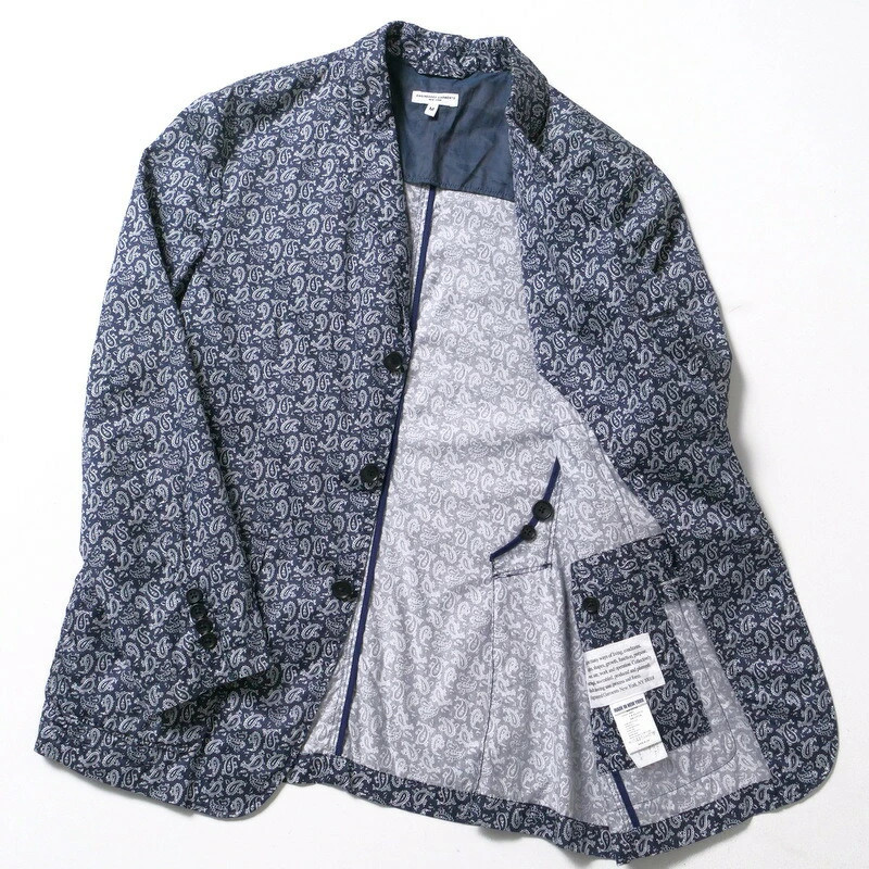 Engineered Garments Tailored Baker Jacket Navy Co… - image 5