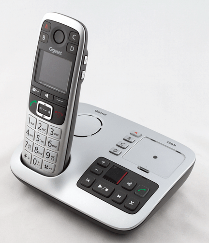 Gigaset E560A Platin Anrufbeantworter Seniorentelefon Notruftasten Freisprechen - Bild 5 von 6