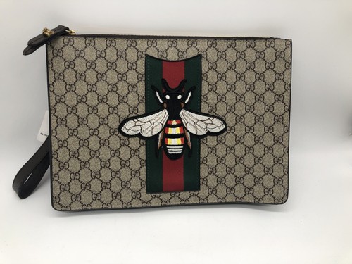 GUCCI GG Supreme Monogram Web Animalier 