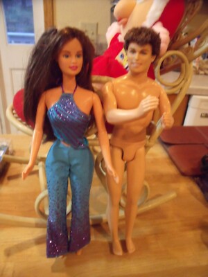 Muñecas Barbie Ken Con Cabello Vintage- 1966 Mattel Barbie Doll