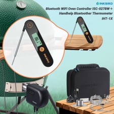 INKBIRD Fan Controller BBQ Thermostat ISC-027BW Probe Thermometer Pen ITH-1X UK