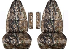 Fits 92-94 Chevy Ck 1500 Captain Chairs Seat Covers With Armrest Camouflage
