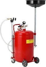 20 Gallon Waste Oil Drain Tank, Oil Drain Vacuum and Extractor for Oil Change